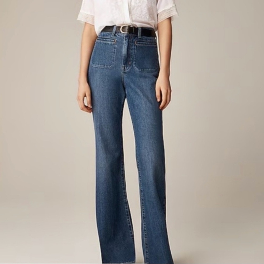J.Crew ‘96 High-rise Flare Jean Lexi Kay Wash 32P